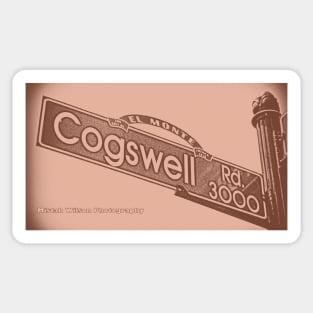 Cogswell Road, El Monte, CA Issue123 Edition Sticker